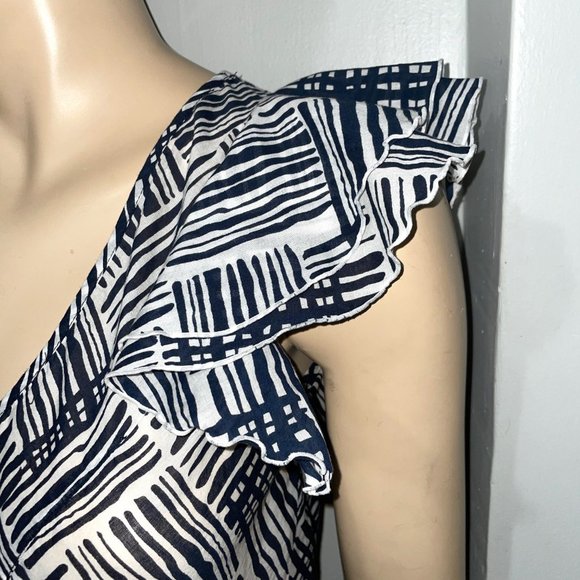 Banana Republic Tropical Floral Ruffle Shift Dress - Picture 6 of 16